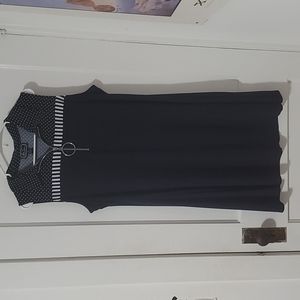 NAVY BLUE A-LINE SUNDRESS